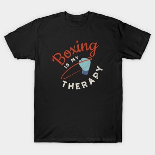 Boxing is My Therapy T-Shirt
